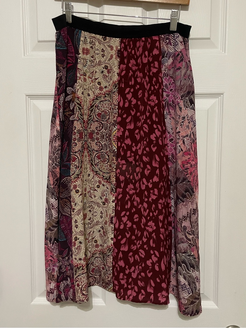 Johnny Was Patchwork Skirt - Size Medium